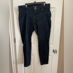 High-Waisted Dark Wash Jeans